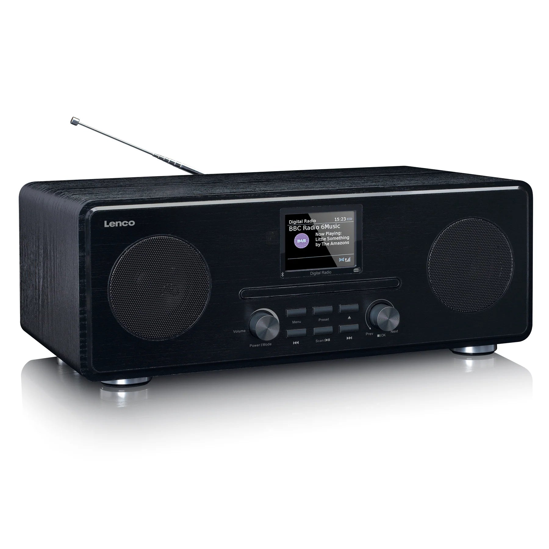 Lenco DAR-061BK – DAB-radio met cd-speler en Bluetooth 